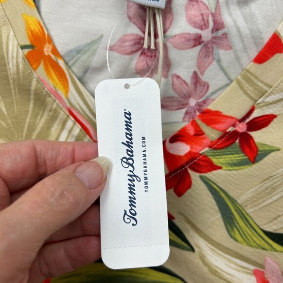 Tommy Bahama Kauai Calli Cove Short Sleeve Shirt Women's Size XS Travertine NWT - Picture 5 of 10